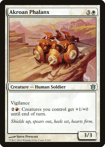 Akroan Phalanx [Born of the Gods] Magic: The Gathering