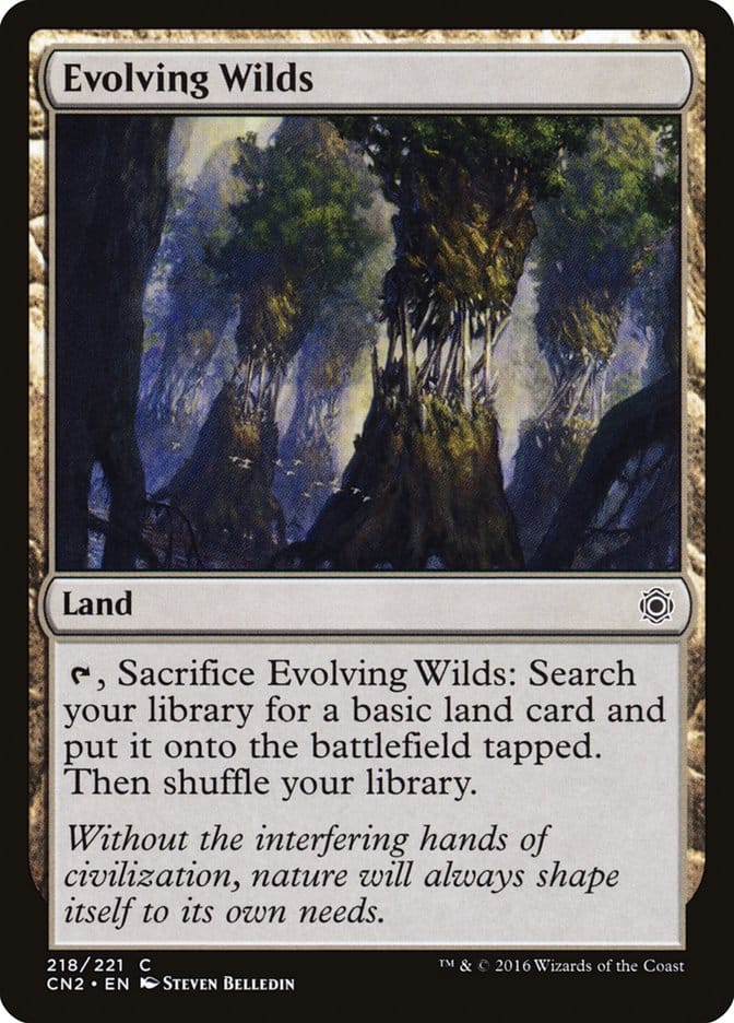 Evolving Wilds [Conspiracy: Take the Crown] Magic: The Gathering