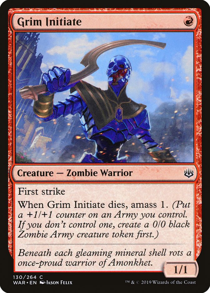 Grim Initiate [War of the Spark] Magic: The Gathering