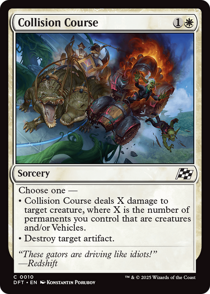 Collision Course [Aetherdrift] Magic: The Gathering