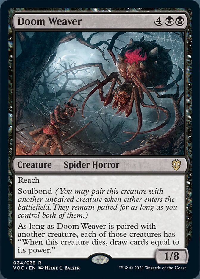 Doom Weaver [Innistrad: Crimson Vow Commander] Magic: The Gathering