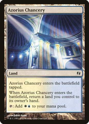 Azorius Chancery [Duel Decks: Venser vs. Koth] Magic: The Gathering