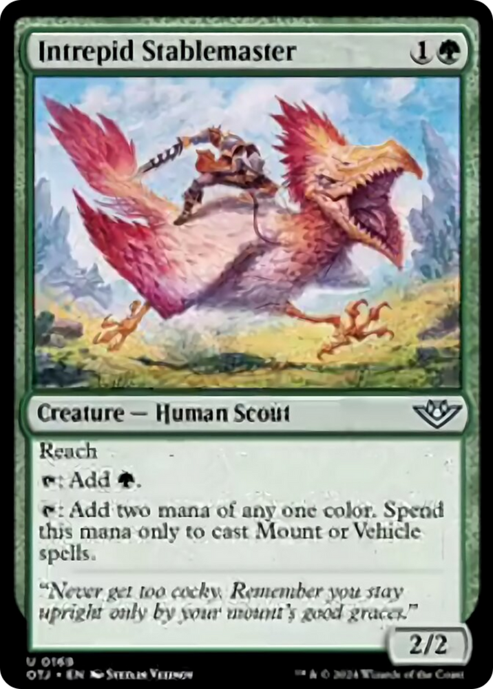 Intrepid Stablemaster [Outlaws of Thunder Junction] Magic: The Gathering