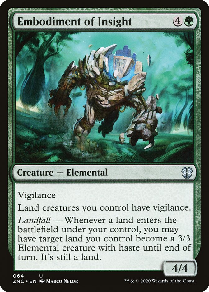 Embodiment of Insight [Zendikar Rising Commander] Magic: The Gathering