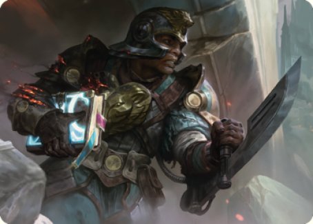 Retrieval Agent Art Card [The Brothers' War Art Series] Magic: The Gathering