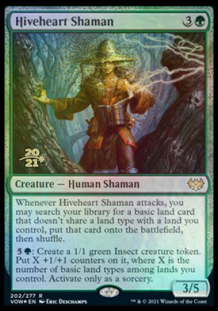 Hiveheart Shaman [Innistrad: Crimson Vow Prerelease Promos] Magic: The Gathering