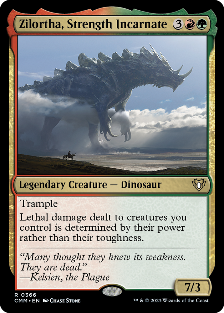 Zilortha, Strength Incarnate [Commander Masters] Magic: The Gathering
