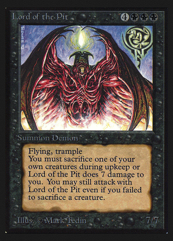 Lord of the Pit [Collectors' Edition] Magic: The Gathering