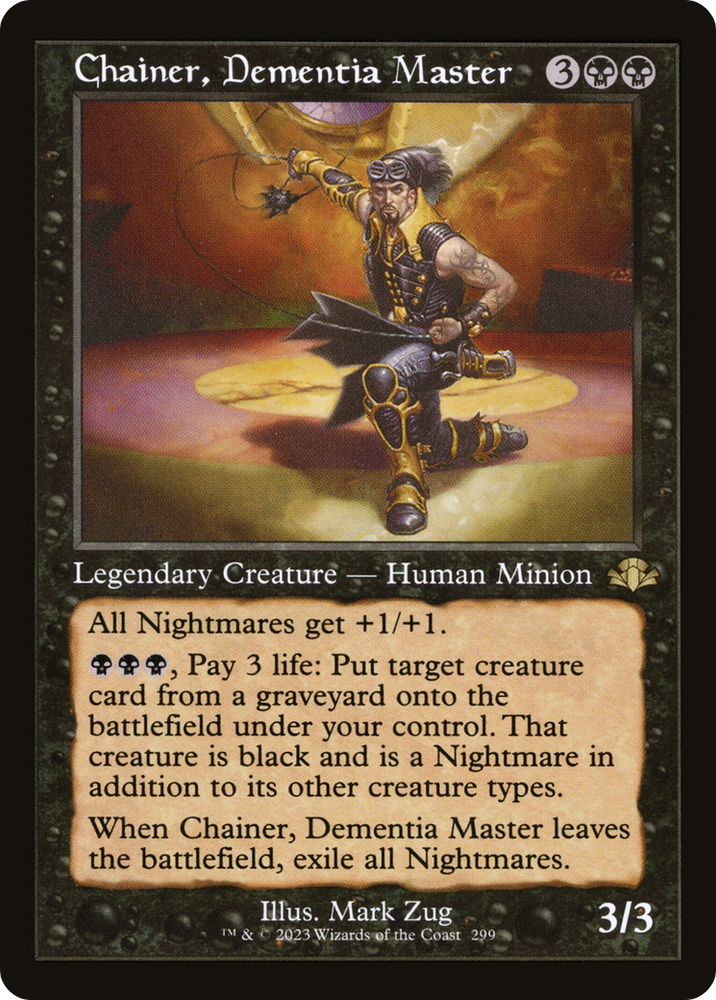 Chainer, Dementia Master (Retro) [Dominaria Remastered] Magic: The Gathering