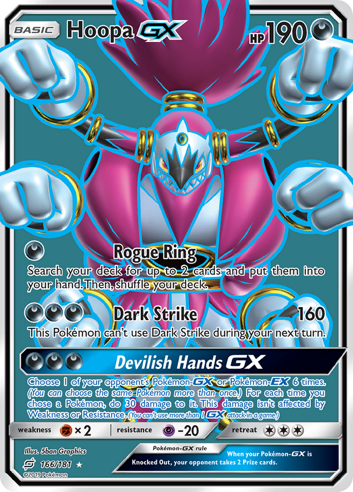 Hoopa GX (166/181) [Sun & Moon: Team Up] Pokémon