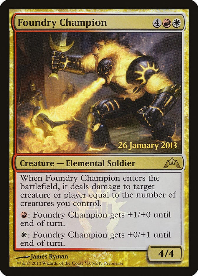 Foundry Champion [Gatecrash Prerelease Promos] Magic: The Gathering