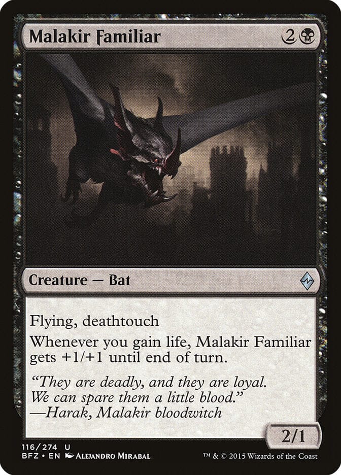 Malakir Familiar [Battle for Zendikar] Magic: The Gathering