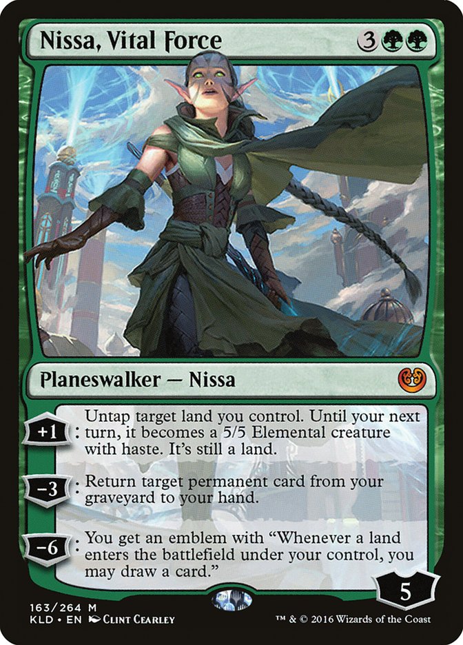 Nissa, Vital Force [Kaladesh] Magic: The Gathering