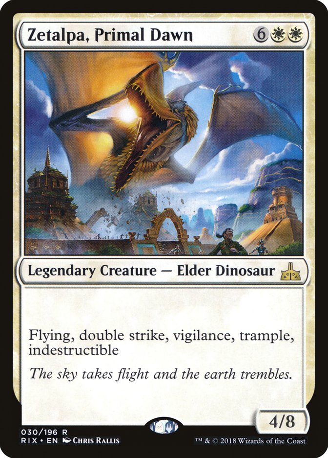 Zetalpa, Primal Dawn [Rivals of Ixalan] Magic: The Gathering