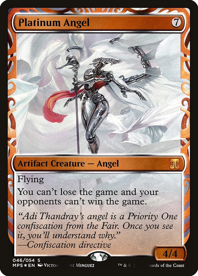 Platinum Angel [Kaladesh Inventions] Magic: The Gathering