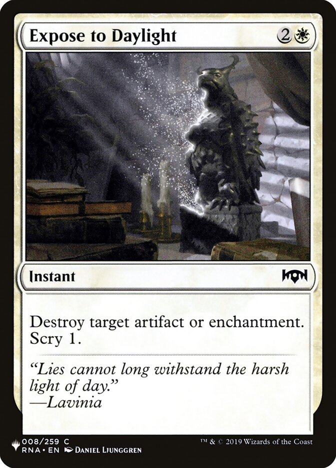 Expose to Daylight [The List] Magic: The Gathering