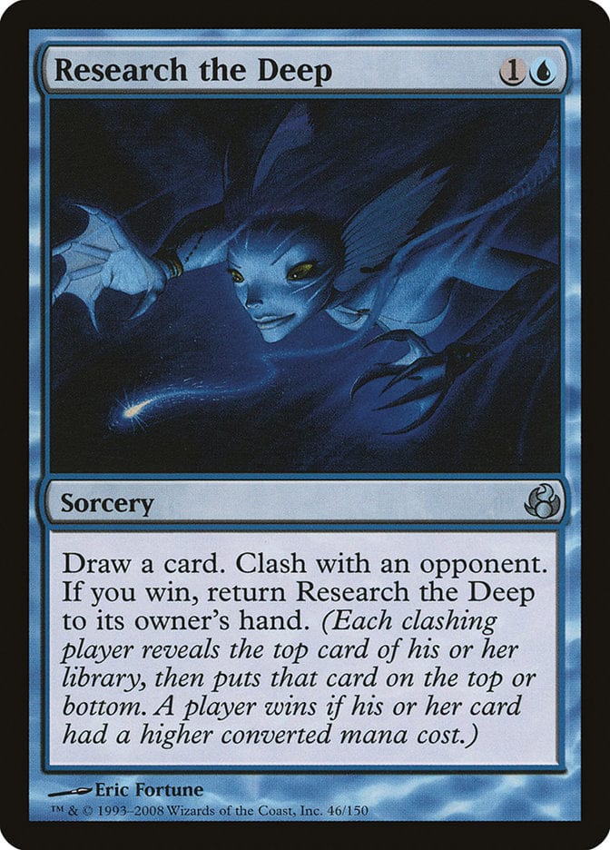 Research the Deep [Morningtide] Magic: The Gathering