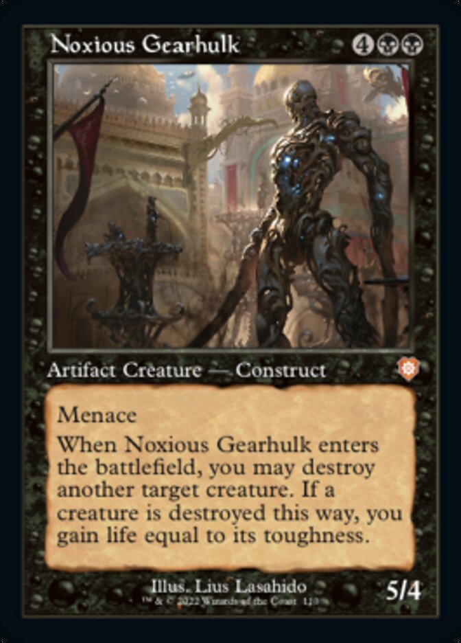 Noxious Gearhulk (Retro) [The Brothers' War Commander] Magic: The Gathering