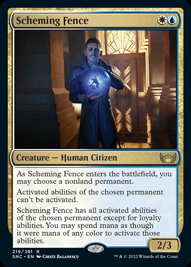 Scheming Fence [Streets of New Capenna] Magic: The Gathering