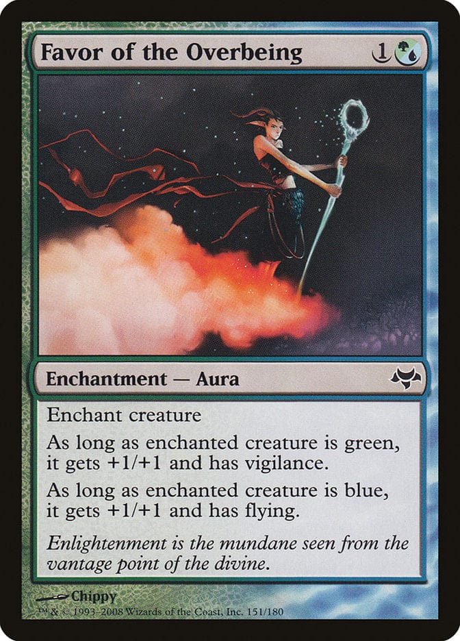 Favor of the Overbeing [Eventide] Magic: The Gathering