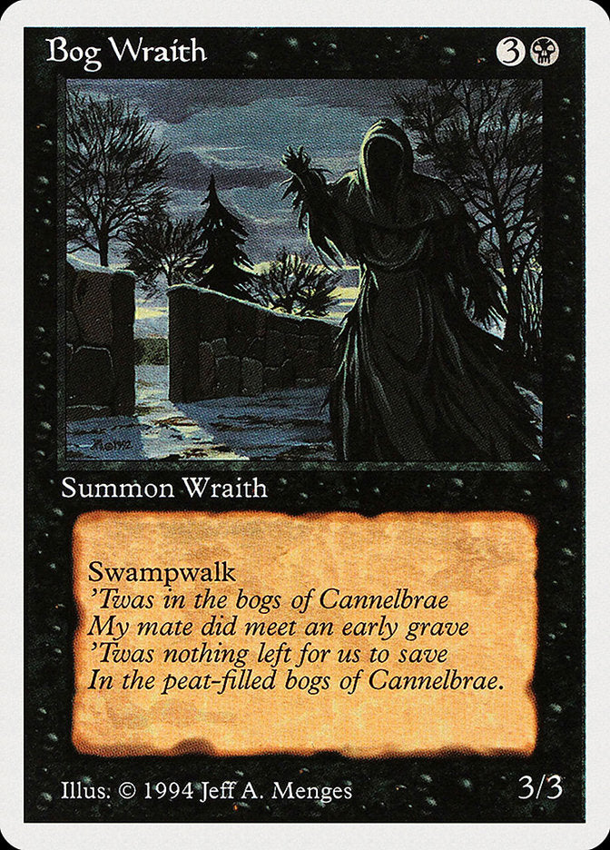 Bog Wraith [Summer Magic / Edgar] Magic: The Gathering