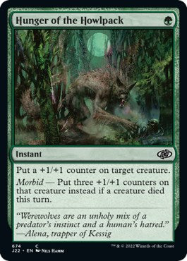Hunger of the Howlpack [Jumpstart 2022] Magic: The Gathering