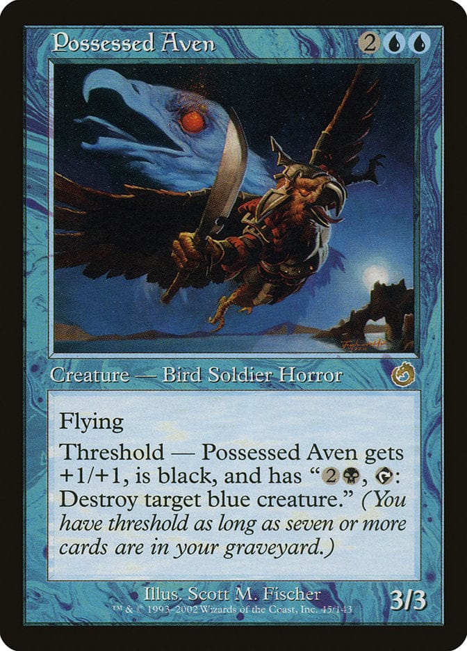 Possessed Aven [Torment] Magic: The Gathering