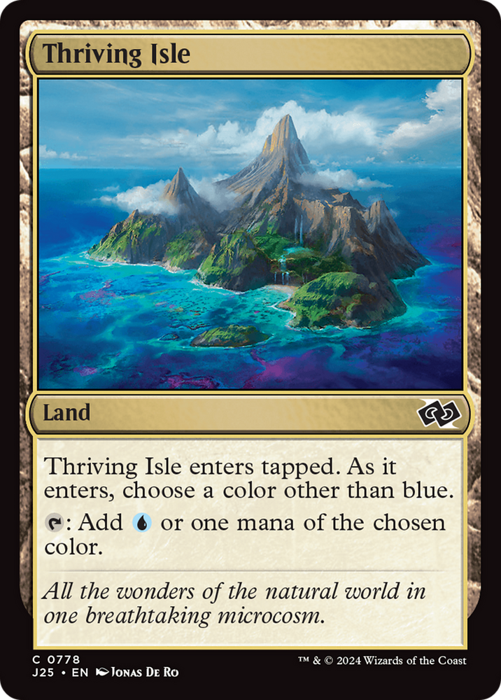 Thriving Isle [Foundations Jumpstart] Magic: The Gathering