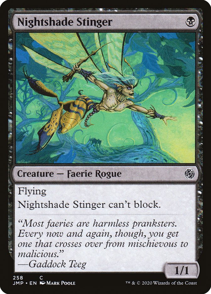 Nightshade Stinger [Jumpstart] Magic: The Gathering