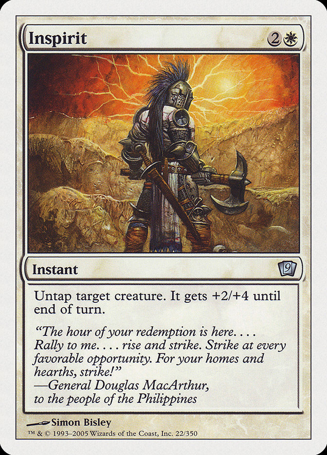 Inspirit [Ninth Edition] Magic: The Gathering