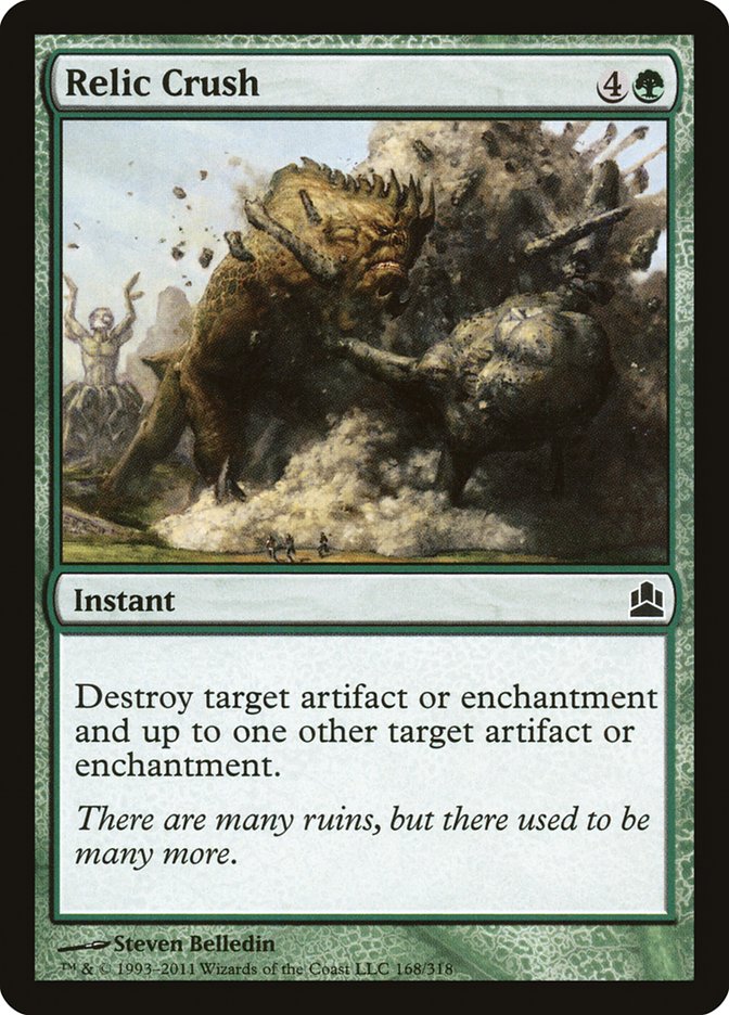 Relic Crush [Commander 2011] Magic: The Gathering