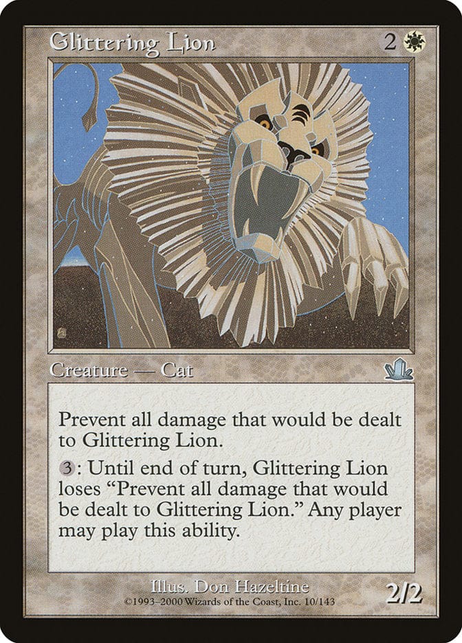 Glittering Lion [Prophecy] Magic: The Gathering