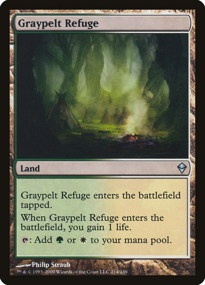 Graypelt Refuge [Zendikar] Magic: The Gathering