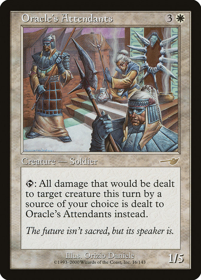 Oracle's Attendants [Nemesis] Magic: The Gathering