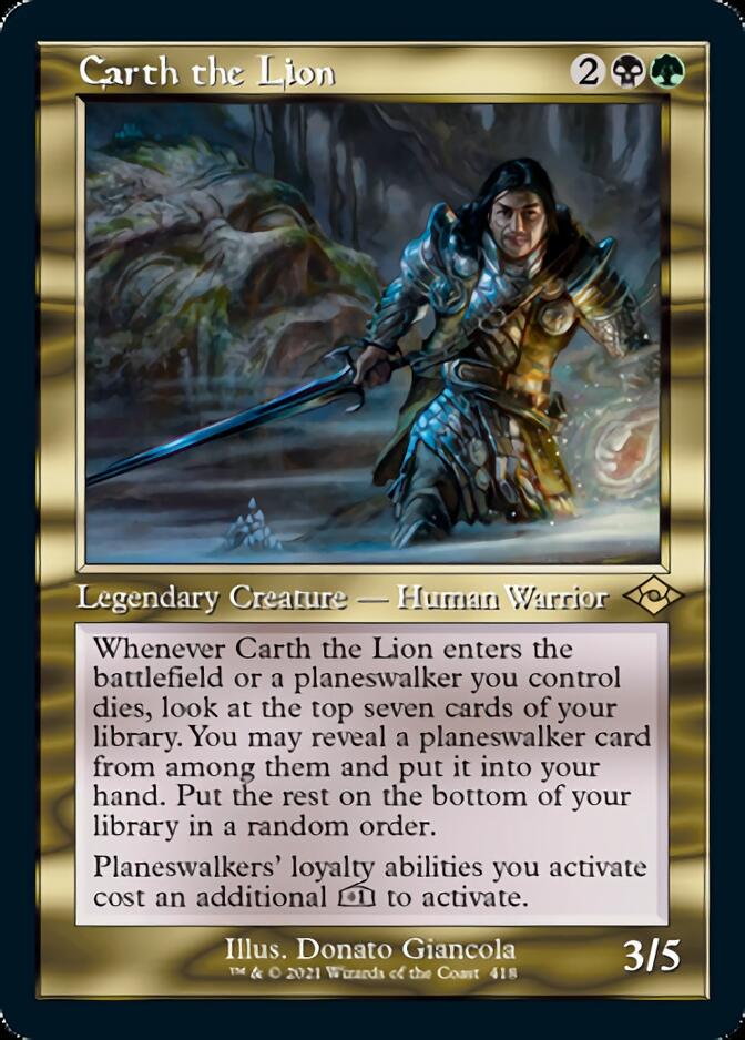 Carth the Lion (Retro) [Modern Horizons 2] Magic: The Gathering