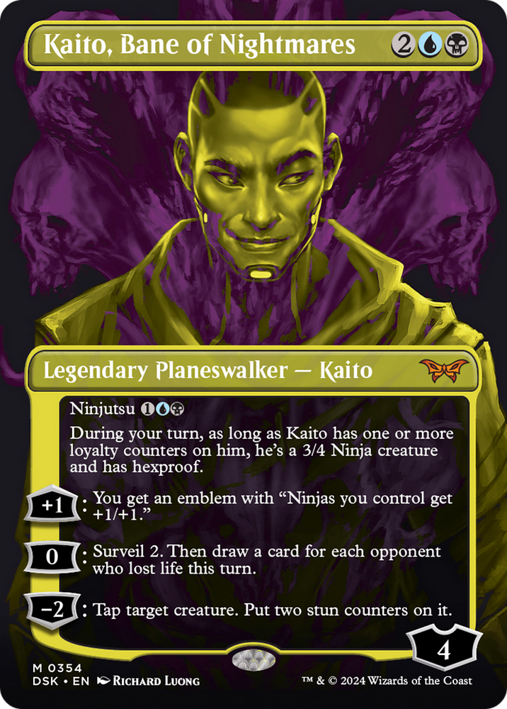Kaito, Bane of Nightmares (Showcase) [Duskmourn: House of Horror] Magic: The Gathering