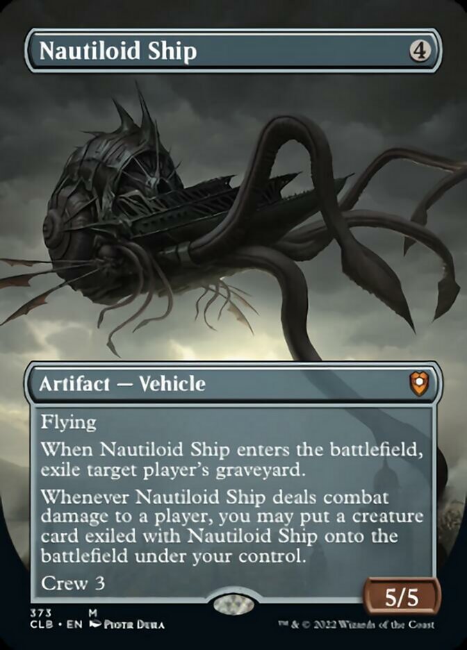 Nautiloid Ship (Borderless Alternate Art) [Commander Legends: Battle for Baldur's Gate] Magic: The Gathering