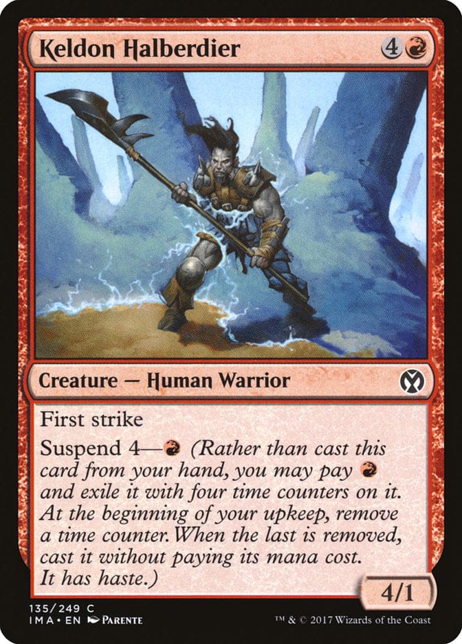 Keldon Halberdier [Iconic Masters] Magic: The Gathering