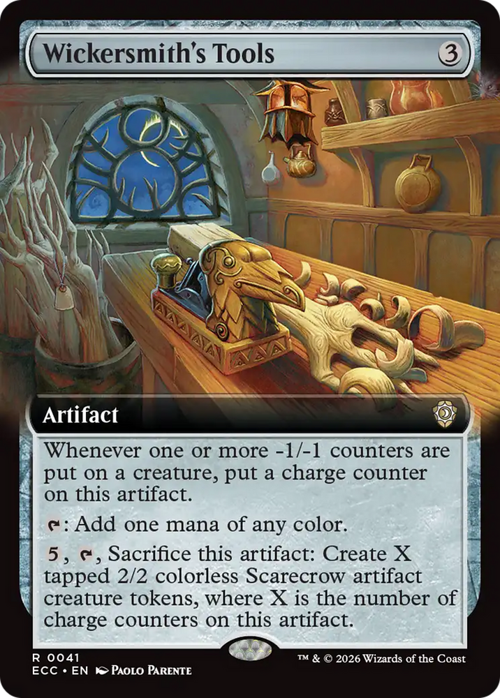 Wickersmith's Tools (Extended Art) [Lorwyn Eclipsed Commander] Magic: The Gathering