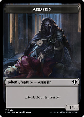 Assassin Token [Commander Masters Tokens] Magic: The Gathering