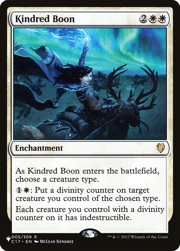 Kindred Boon [Secret Lair: Angels] Magic: The Gathering