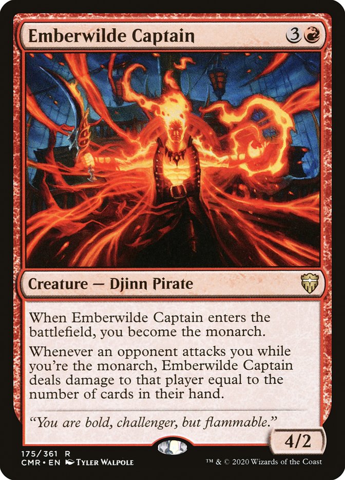 Emberwilde Captain [Commander Legends] Magic: The Gathering