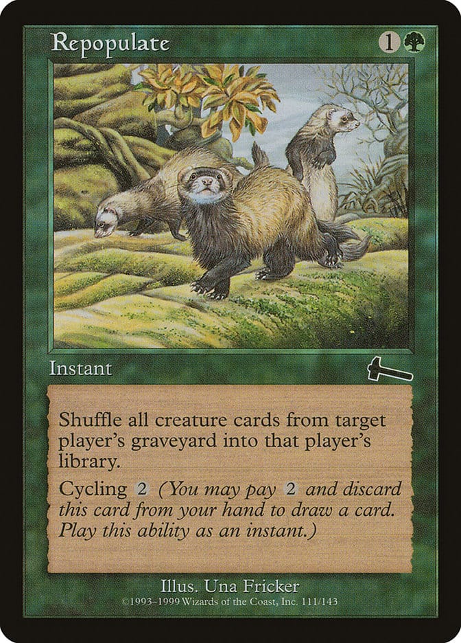 Repopulate [Urza's Legacy] Magic: The Gathering