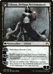 Liliana, Heretical Healer // Liliana, Defiant Necromancer [Magic Origins Prerelease Promos] Magic: The Gathering