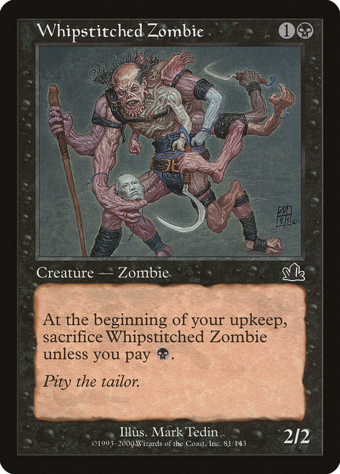 Whipstitched Zombie [Prophecy] Magic: The Gathering