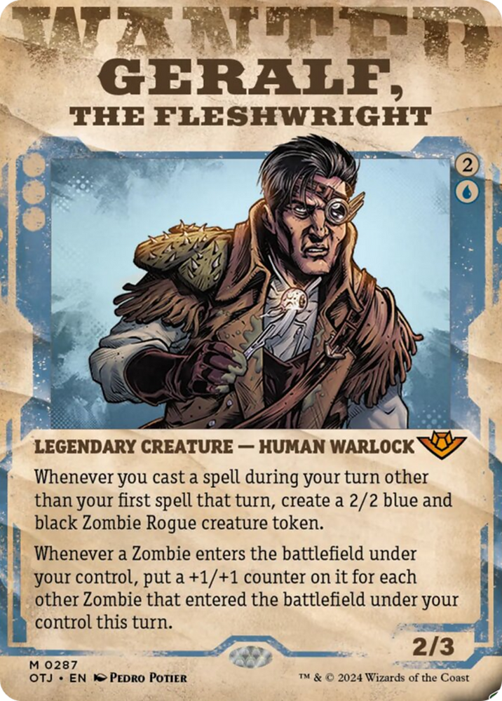 Geralf, the Fleshwright (Showcase) [Outlaws of Thunder Junction] Magic: The Gathering