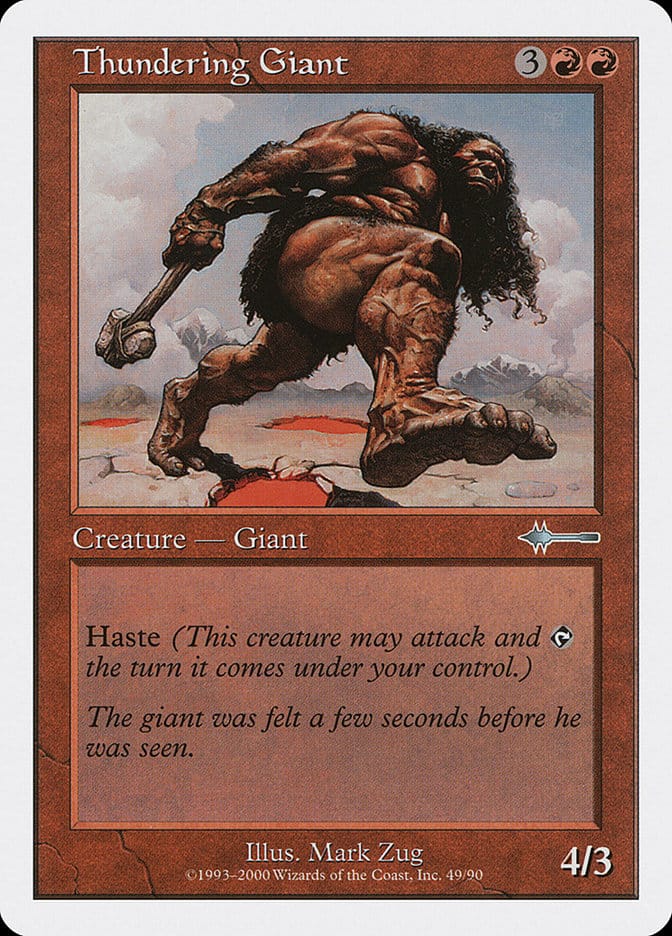 Thundering Giant [Beatdown] Magic: The Gathering