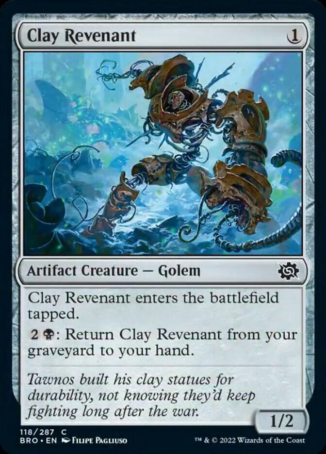 Clay Revenant [The Brothers' War] Magic: The Gathering