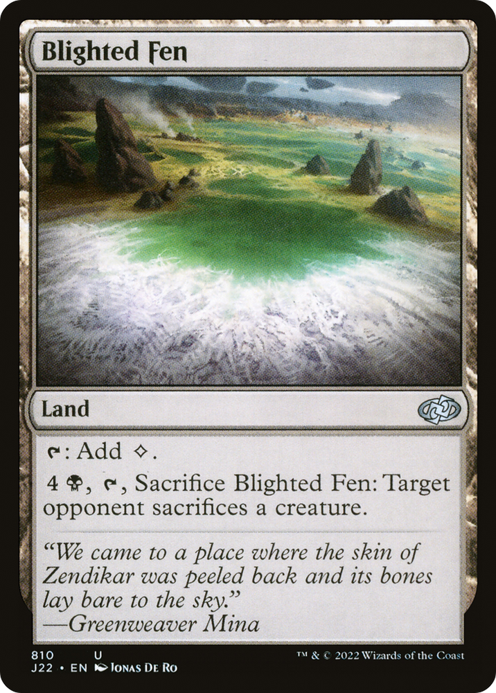 Blighted Fen [Jumpstart 2022] Magic: The Gathering