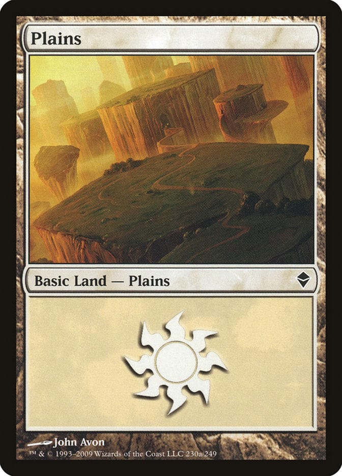 Plains (230a) [Zendikar] Magic: The Gathering
